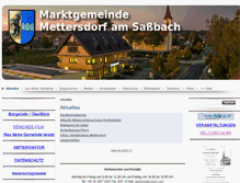 Tablet Screenshot of mettersdorf.com